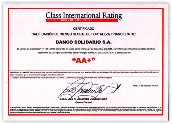 Class International Rating