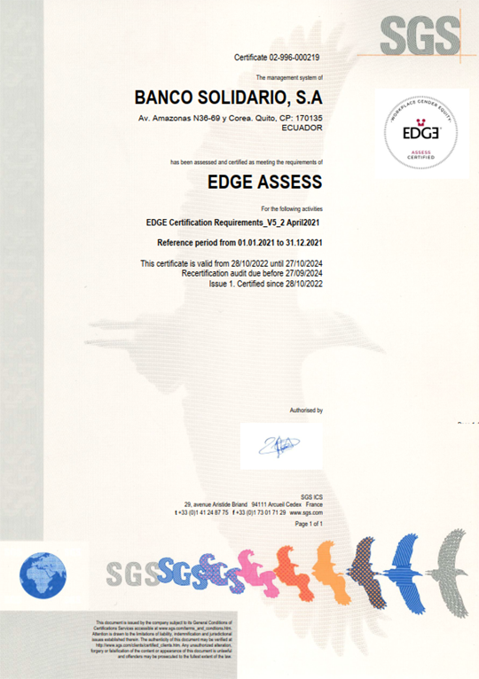 Certificación Edge Assess