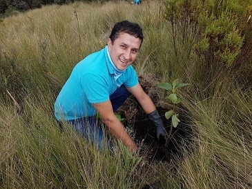 Siembra de árboles en Cerro Atacazo